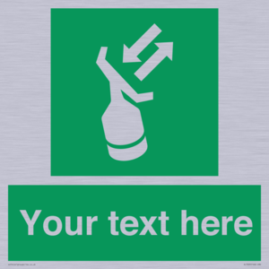 Custom sign safe condition Search and rescue transponder